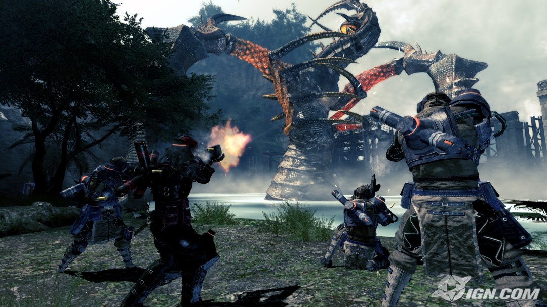 D'un premier épisode qui capitalisait sur une campagne où l'on se sentait seul au monde, Lost Planet est devenu avec son deuxième épisode un mauvais Monster Hunter futuriste entièrement axé sur le multijoueur